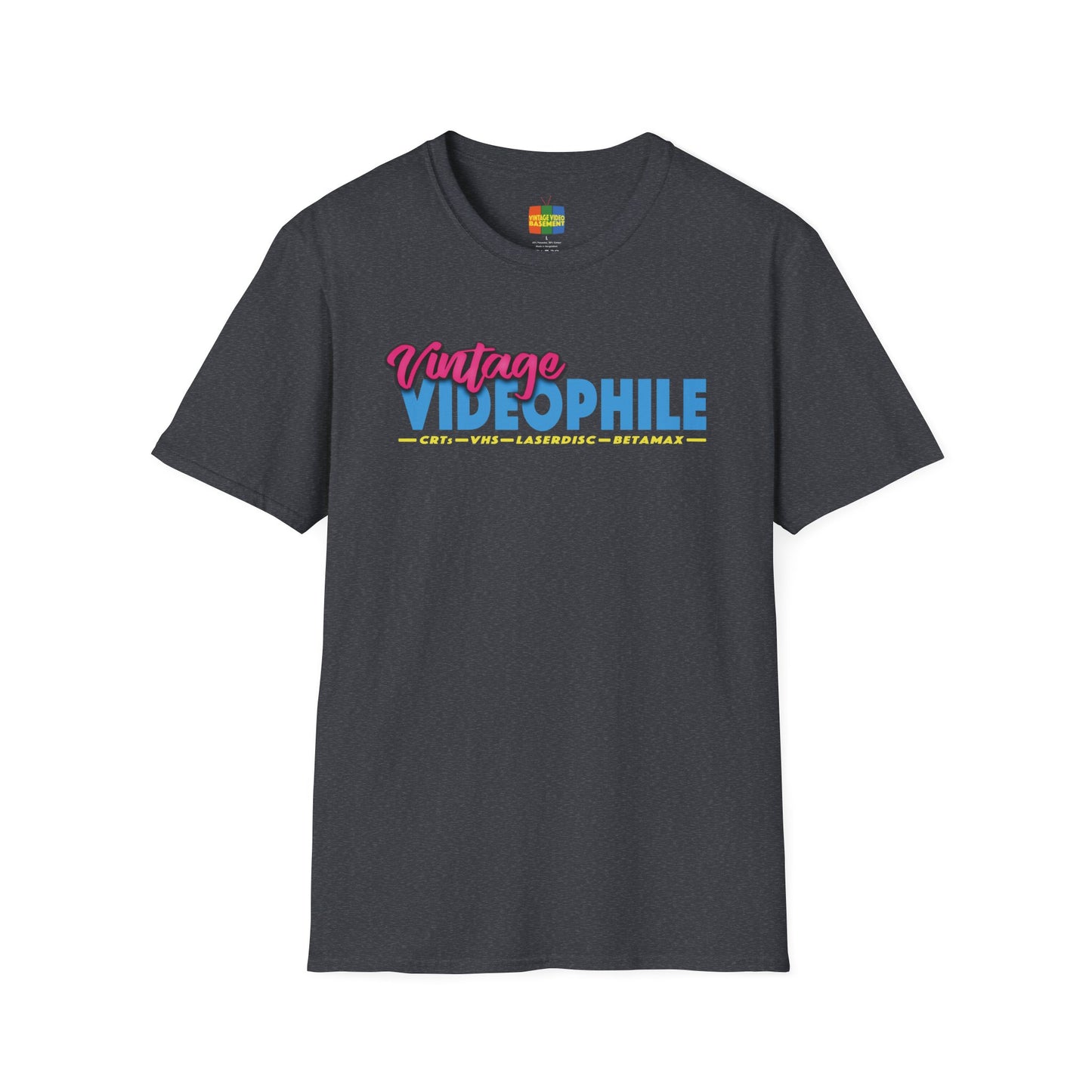 Vintage Videophile Unisex Softstyle T-Shirt