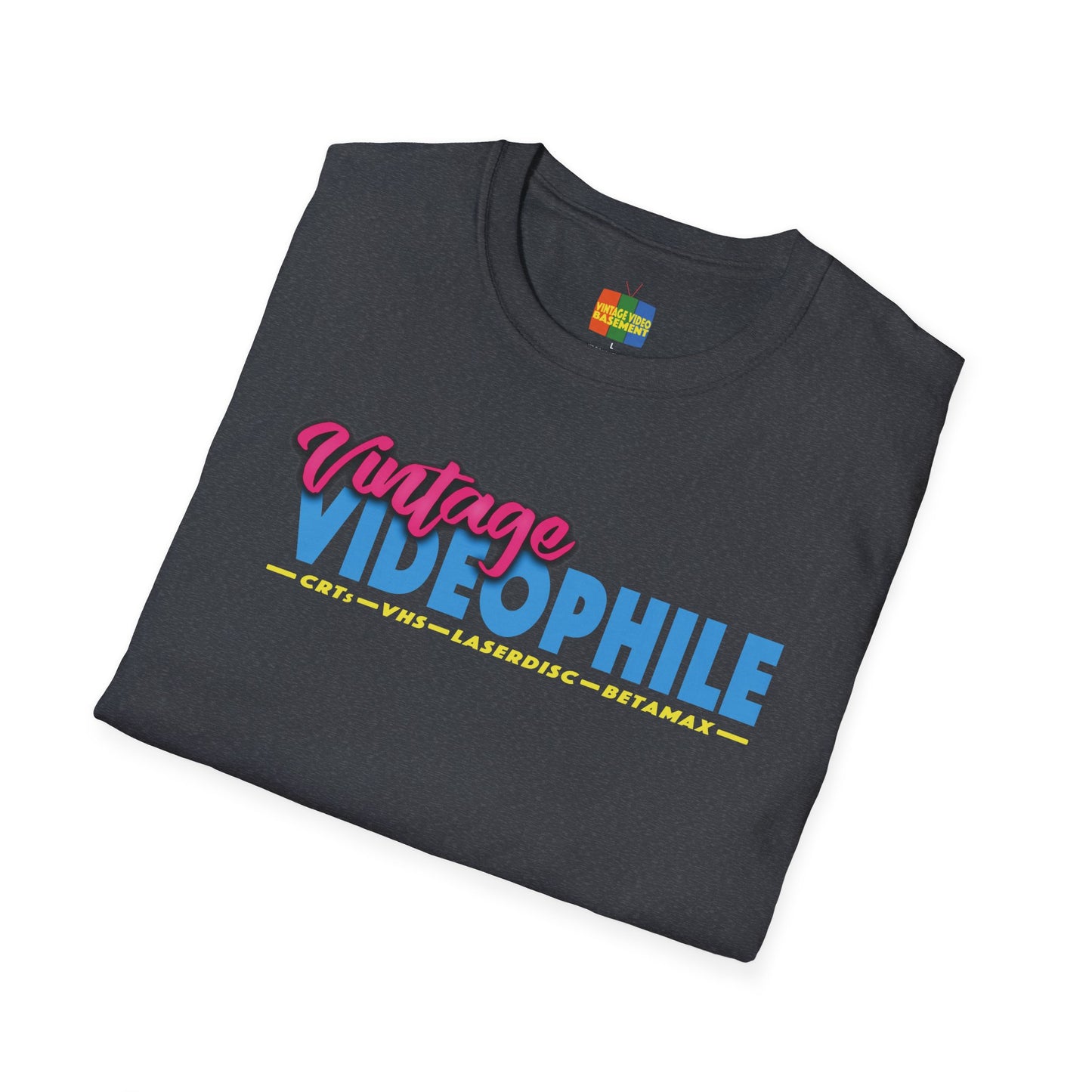 Vintage Videophile Unisex Softstyle T-Shirt