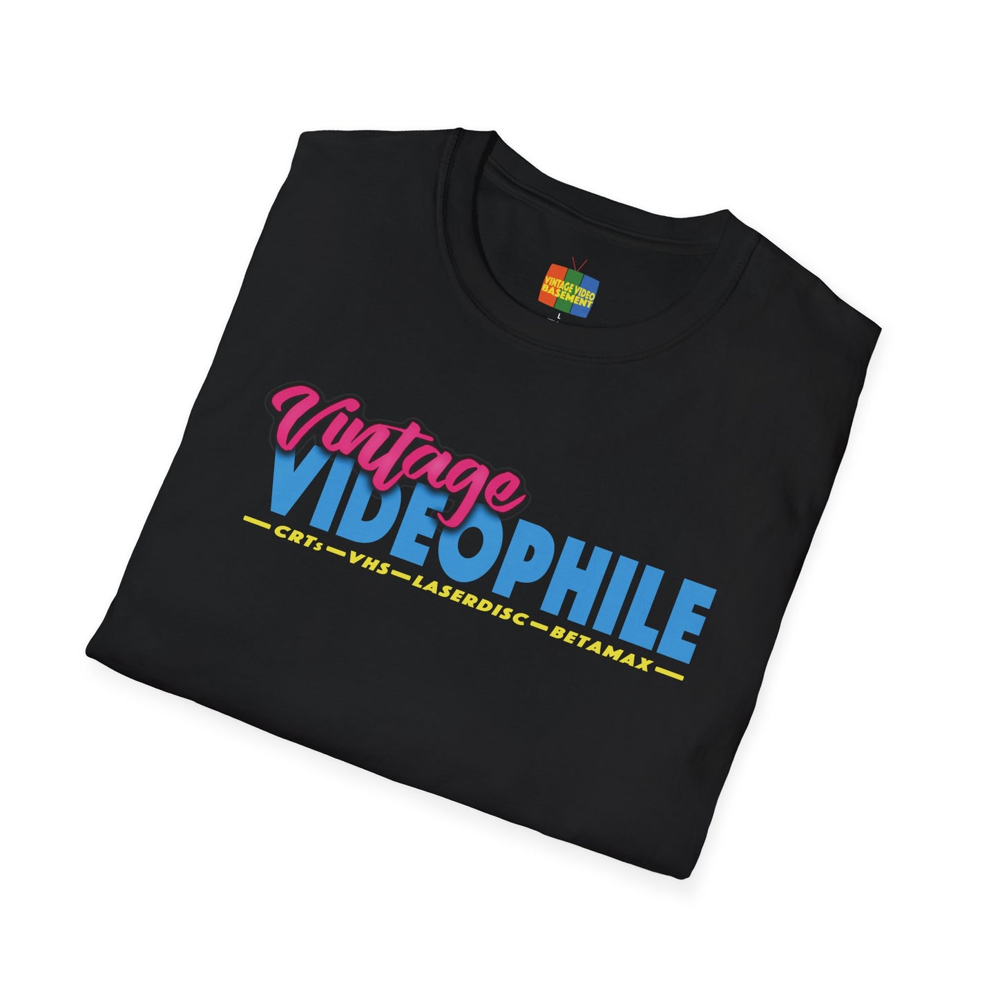 Vintage Videophile Unisex Softstyle T-Shirt
