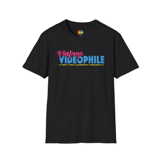 Vintage Videophile Unisex Softstyle T-Shirt